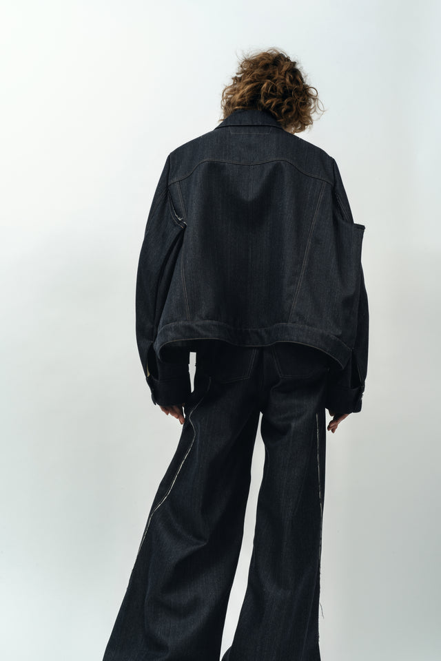 PONCHO DENIM jacket