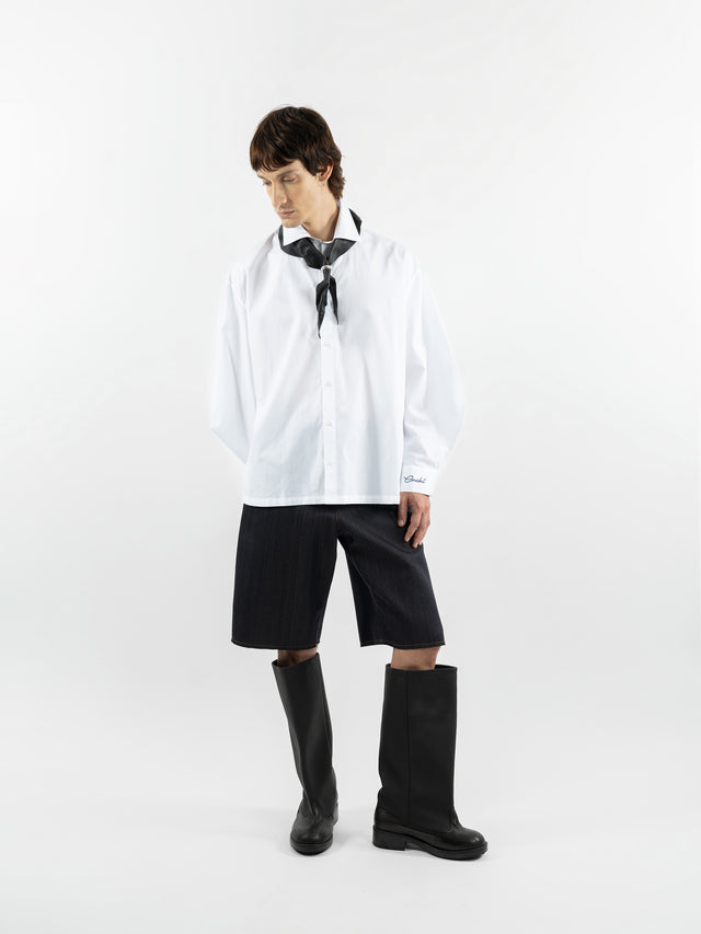 Chemise boxy en coton