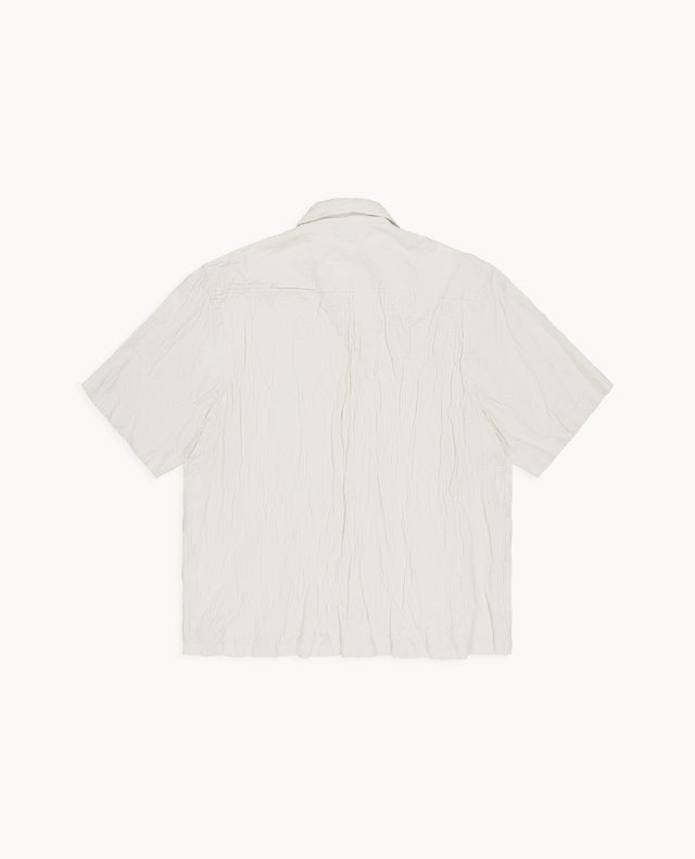 Crinkled cotton shirt
