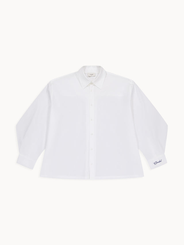 Chemise boxy en coton