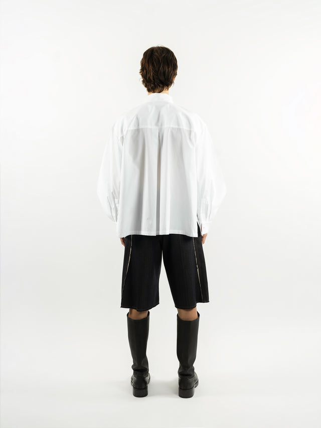 Chemise boxy en coton