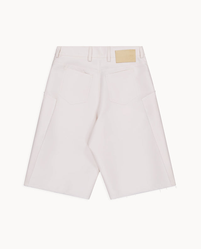 Short droit Blanc